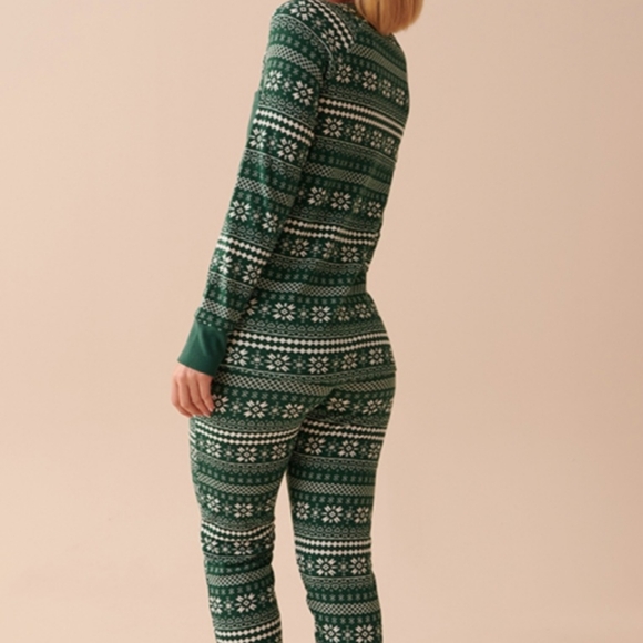 Waffle Knit Pajama Set - Picture 5 of 7